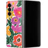 Bouffants and Broken Hearts Painterly Garden Galaxy Z Fold4 5G Skin